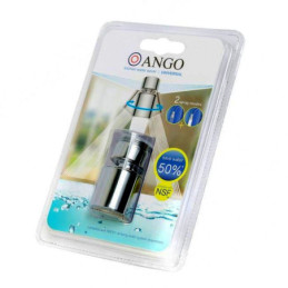 Насадка на кран аератор для змішувача Ango Lux М22 х М24 латунь 2 режими поворотний з перехідником