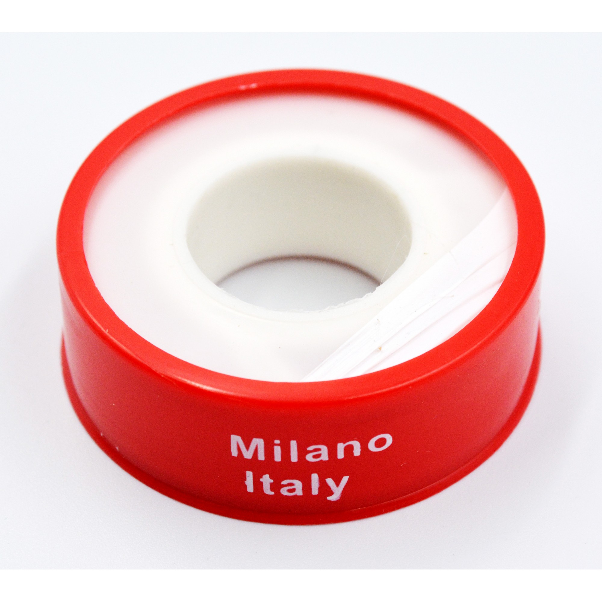 Упаковка фум стрічки 10 шт червона Milano 12 * 0.075 * 8м 