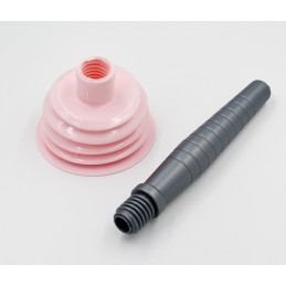 Евровантуз гармошка, пластиковая ручка, большой Турция розовый ТД Украина