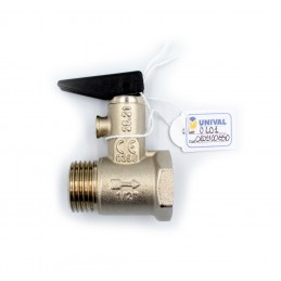 Предохранительный клапан для водонагревателей 1/2 UNIVAL с ручкой J.G.