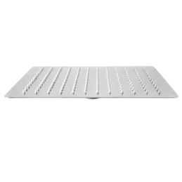 Лейка потолочная тропический душ Ango А-809 Ultra Slim 200 х 250 мм прямоугольная нержавейка