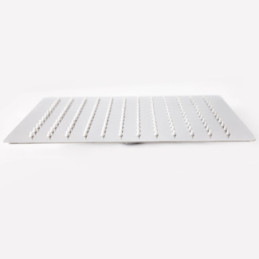 Лейка потолочная тропический душ Ango А-809 Ultra Slim 200 х 250 мм прямоугольная нержавейка