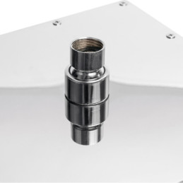 Лейка потолочная тропический душ Ango С-07А Ultra Slim 200 х 200 мм квадратная разборная нержавейка