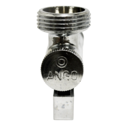 Кран кутовий з фільтром (приладовий) 1/2"х3/8" ANGO хром 2631