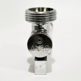 Кран кутовий з фільтром (приладовий) 1/2"х3/8" ANGO хром 2631