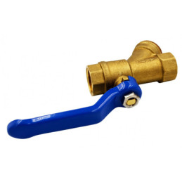Кран з фільтром для водоміра/байпаса 3/4" Valve АВ 510