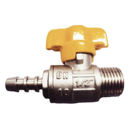Кран шаровый 1/2н*М10 жб NI ANGO 1052