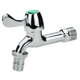 Кран 1/2" хромований (зливний) 10 см 521 Valve J. G.