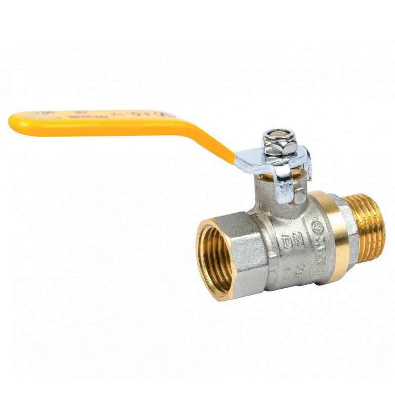 Кран кульовий 1/2" нв жр (газовий) Valve JG BRAS 59 Кран кульовий 1/2" нв жр (газовий) Valve JG BRAS 59