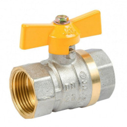 Кран кульовий 3/4" вв жб Valve JG (газовий) BRAS 59