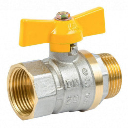 Кран кульовий 3/4" нв жб (газовий) Valve JG BRAS 59