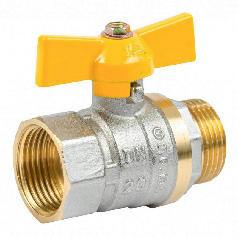 Кран кульовий 3/4" нв жб (газовий) Valve JG BRAS 59 Кран кульовий 3/4" нв жб (газовий) Valve JG BRAS 59