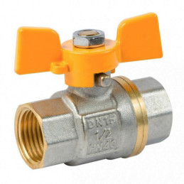 Кран кульовий 1/2" вв жб (газовий) ANGO (Pn 40) BRAS 59