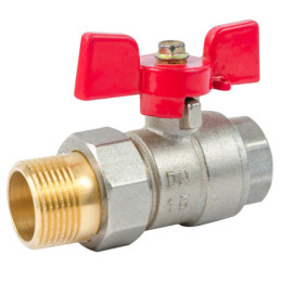 Кран шаровый с американкой кран с накидной гайкой Valve J.G. 1/2 дюйма внутренняя наружная резьба латунь