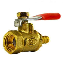 Кран шаровий Valve J.G. 1/4 х М6 дюйма внутрішнє різьблення сталева куля