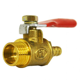 Кран шаровий Valve J.G. 1/4 х М6 дюйма зовнішнє різьблення сталева куля