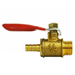 Кран шаровий Valve J.G. 1/4 х М6 дюйма зовнішнє різьблення сталева куля