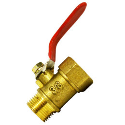 Кран шаровий Valve J.G. 3/8 дюйма внутрішнє зовнішнє різьблення сталева куля