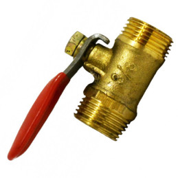 Кран шаровий Valve J.G. 3/8 дюйма зовнішнє різьблення сталева куля
