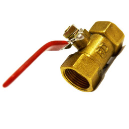 Кран шаровый Valve J.G. 3/8 дюйма внутренняя резьба латунный шар усиленный