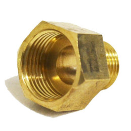 Перехідник для труб Valve J.G. 3/8 х 1/4 внутрішнє зовнішнє різьблення латунь