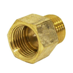 Перехідник для труб Valve J.G. 1/4 х 1/4 внутрішнє зовнішнє різьблення латунь