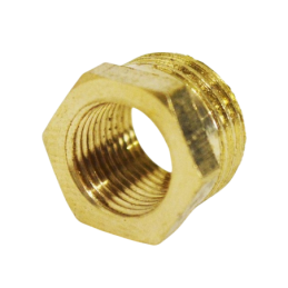 Футорка перехідна для труб Valve J.G. MK0203 1/4 х 1/8 зовнішнє внутрішнє різьблення латунь
