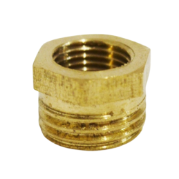 Футорка переходная для труб Valve J.G. MK0203 1/4 х 1/8 наружная внутренняя резьба латунь