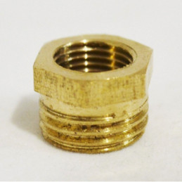 Футорка переходная для труб Valve J.G. MK0203 1/4 х 1/8 наружная внутренняя резьба латунь