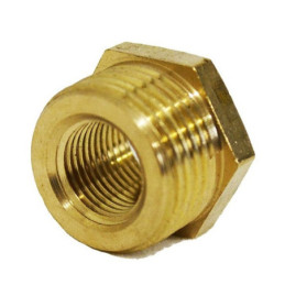 Футорка перехідна для труб Valve J.G. MK0203 3/8 х 1/8 зовнішнє внутрішнє різьблення латунь