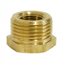 Футорка перехідна для труб Valve J.G. MK0203 3/8 х 1/8 зовнішнє внутрішнє різьблення латунь