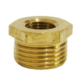 Футорка перехідна для труб Valve J.G. MK0203 3/8 х 1/8 зовнішнє внутрішнє різьблення латунь