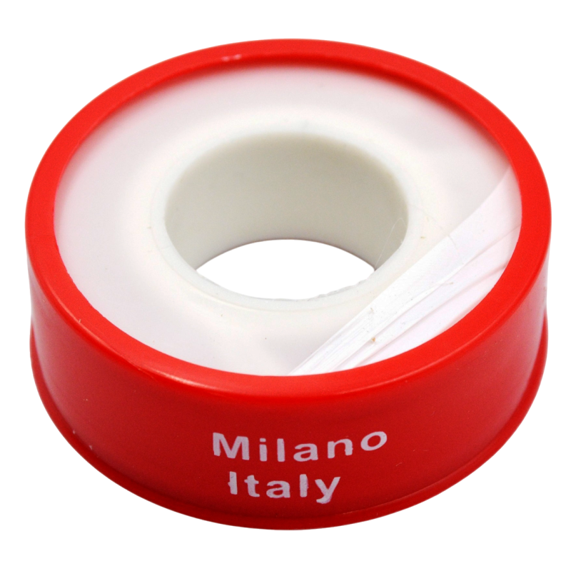 Фум стрічка ущільнювальна Milano 12 х 0,075 мм довжина 8 м червона упаковка 10 штук Фум стрічка ущільнювальна Milano 12 х 0,075 мм довжина 8 м червона упаковка 10 штук