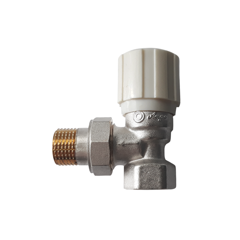 Кран радіаторний кутовий з накидною гайкою Valve J.G. 2622 1/2 дюйма верхній з регулюванням латунь Кран радіаторний кутовий з накидною гайкою Valve J.G. 2622 1/2 дюйма верхній з регулюванням латунь