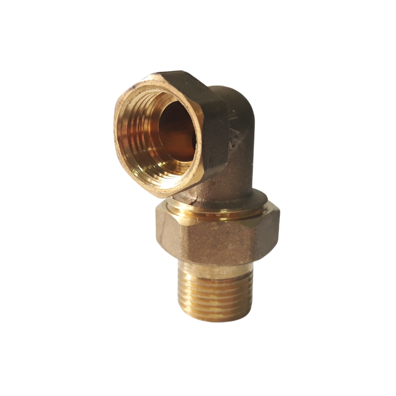 Згін-американка 1 1/4" кутовий Valve JG, латунь Згін-американка 1 1/4" кутовий Valve JG, латунь