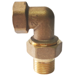 Згін-американка 1 1/4" кутовий Valve JG, латунь