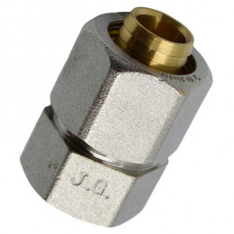 Згін американка прямий для металопластикових труб Valve J.G. Professional 20 х 1/2 внутрішнє різьблення розбірний латунний