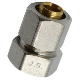 Сгон американка прямой для металлопластиковых труб Valve J.G. Professional 20 х 3/4 разборной латунный