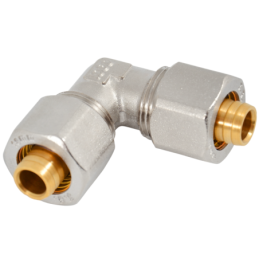 Сгон американка угловой для металлопластиковых труб Valve J.G. Professional 16 х 20 разборной латунь