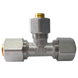 Сгон американка тройник для металлопластиковых труб Valve J.G. Professional 20 х 16 х 20 разборной латунь