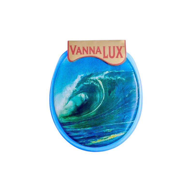 Крышка сиденье для унитаза Vanna Lux мягкая цветная цвета в ассортименте