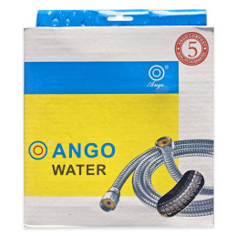 Шланг для душа Ango 155 гайка 1/2 дюйма растяжной 160 - 220 см усиленный латунный