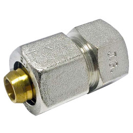 Згін американка прямий для металопластикових труб Valve J.G. Professional 20 х 1/2 внутрішнє різьблення розбірний латунний
