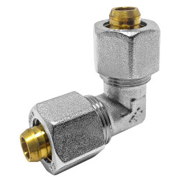 Сгон американка угловой для металлопластиковых труб Valve J.G. Professional 20 х 20 разборной латунь
