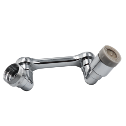Насадка на кран аератор для змішувача Ango М24 х М22 хром латунь поворотний на 1080 градусів