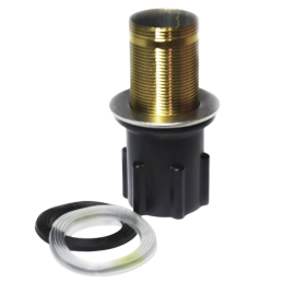 Гайка циліндр для кріплення змішувача нижня Ango ST 45 мм латунь пластик комплект з прокладками