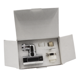 Насадка на кран аератор для змішувача Ango М24 х М22 хром 4 режими трансформер з перехідниками