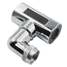 Насадка на кран аератор для змішувача Ango М24 х М22 хром 4 режими трансформер з перехідниками