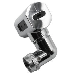 Насадка на кран аератор для змішувача Ango М24 х М22 хром 4 режими трансформер з перехідниками
