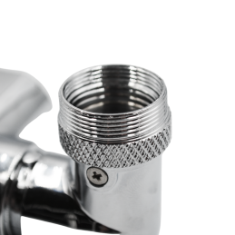 Насадка на кран аератор для змішувача Ango М24 х М22 хром 4 режими трансформер з перехідниками